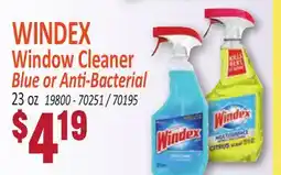 Jetro WINDEX Window Cleaner Blue or Anti-Bacterial offer