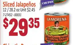 Jetro Sliced Jalapeños offer