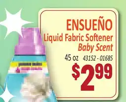 Jetro ENSUEÑO Liquid Fabric Softener Baby Scent offer