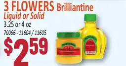 Jetro 3 FLOWERS Brilliantine offer