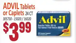 Jetro ADVIL Tablets or Caplets offer