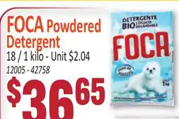 Jetro FOCA Powdered Detergent offer
