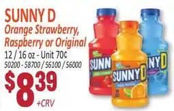 Jetro SUNNY D Orange Strawberry, Raspberry or Original offer