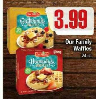Econofoods Our Family Waffles offer