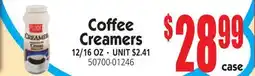 Jetro Coffee Creamers offer