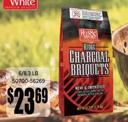 Jetro RED & WHITE CHARCOAL BRIOQUETS offer