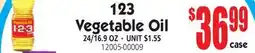 Jetro 123 Vegetable Oil offer