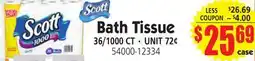 Jetro Scott Bath Tissue offer
