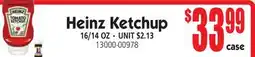 Jetro Heinz Ketchup offer