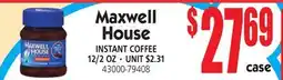 Jetro Maxwell House INSTANT COFFEE offer