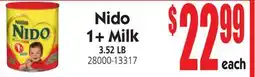 Jetro Nido 1+ Milk offer