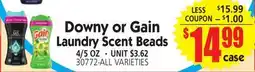 Jetro Downy or Gain Laundry Scent Beads offer