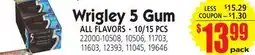Jetro Wrigley 5 Gum offer