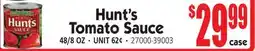Jetro Hunt's Tomato Sauce offer