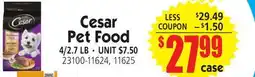 Jetro Cesar Pet Food offer