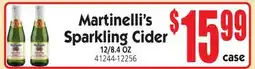 Jetro Martinelli's Sparkling Cider offer