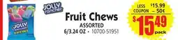 Jetro JOLLY Rancher Fruit Chews offer