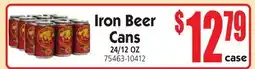 Jetro Iron Beer Cans offer
