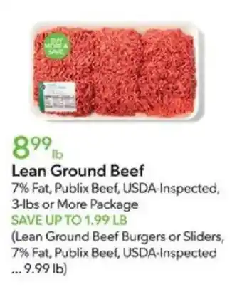 Publix Publix Lean Ground Beef offer