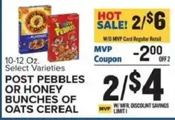 Food Lion Post pebbles or honey bunches of oats cereal offer