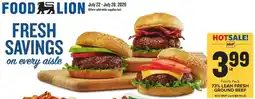 Food Lion Food Lion 73% lean fresh ground beef offer