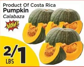 Presidente Costa Rica Pumpkin Calabaza offer