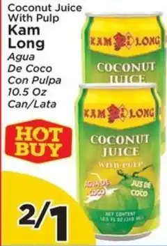 Presidente Kam Long Coconut Juice With Pulp offer