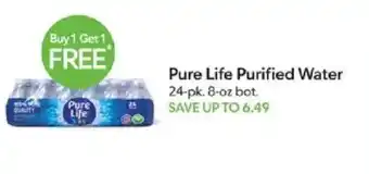 Publix Pure Life Purified Water offer