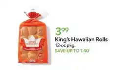 Publix King's Hawaiian Rolls offer