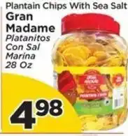 Presidente Gran Madame Plantain Chips With Sea Salt offer