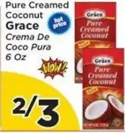 Presidente Grace pure creamed coconut offer