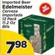 Presidente Edelmeister imported beer offer