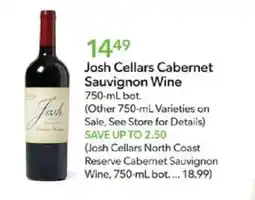 Publix Josh Cellars Cabernet Sauvignon Wine offer