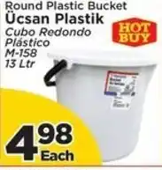 Presidente Ucsan Plastik Round Plastic Bucket offer