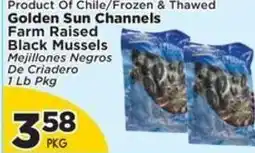 Presidente Golden Sun Channels Farm Raised Black Mussels offer
