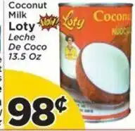 Presidente Loty coconut milk offer