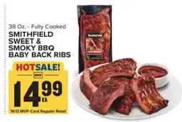 Food Lion Smithfield sweet & smoky bbq baby back ribs offer
