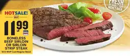 Food Lion Mvp boneless beef sirloin or sirloin strip steak offer