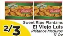 Presidente El Viejo Luis sweet ripe plantains offer