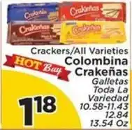 Presidente Colombina Crakeñas Crackers/All Varieties offer