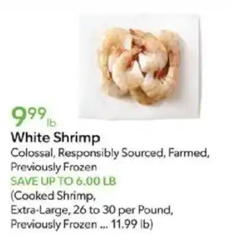 Publix White Shrimp offer