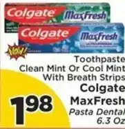 Presidente Colgate MaxFresh toothpaste offer