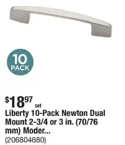 The Home Depot Liberty 10-Pack Newton Dual Mount offer