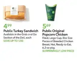 Publix Publix turkey sandwich offer