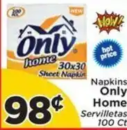 Presidente Only home sheet napkins offer