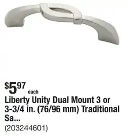 The Home Depot Liberty Unity Dual Mount offer