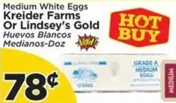 Presidente Kreider Farms Medium White Eggs offer
