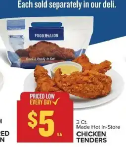 Food Lion Food Lion chicken tenders offer