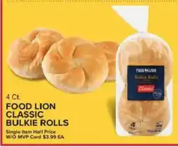 Food Lion Food Lion Classic Bulkie Rolls offer