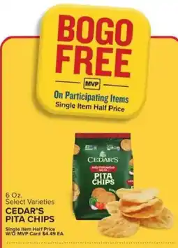 Food Lion Cedar's Pita Chips offer